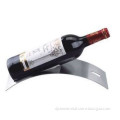 High Quality Stainless Steel Wine Holder with Brushed Finish